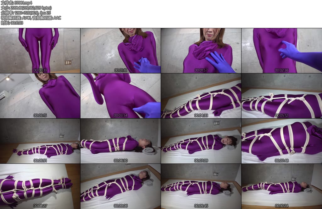 [亚洲绳艺] zentaiStandardプラン1月フェチ動画-丝依依