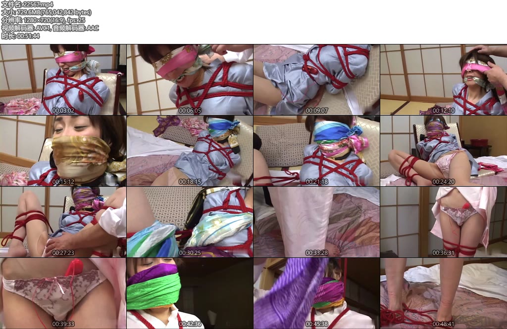 [亚洲绳艺] 多重猿辔-丝依依