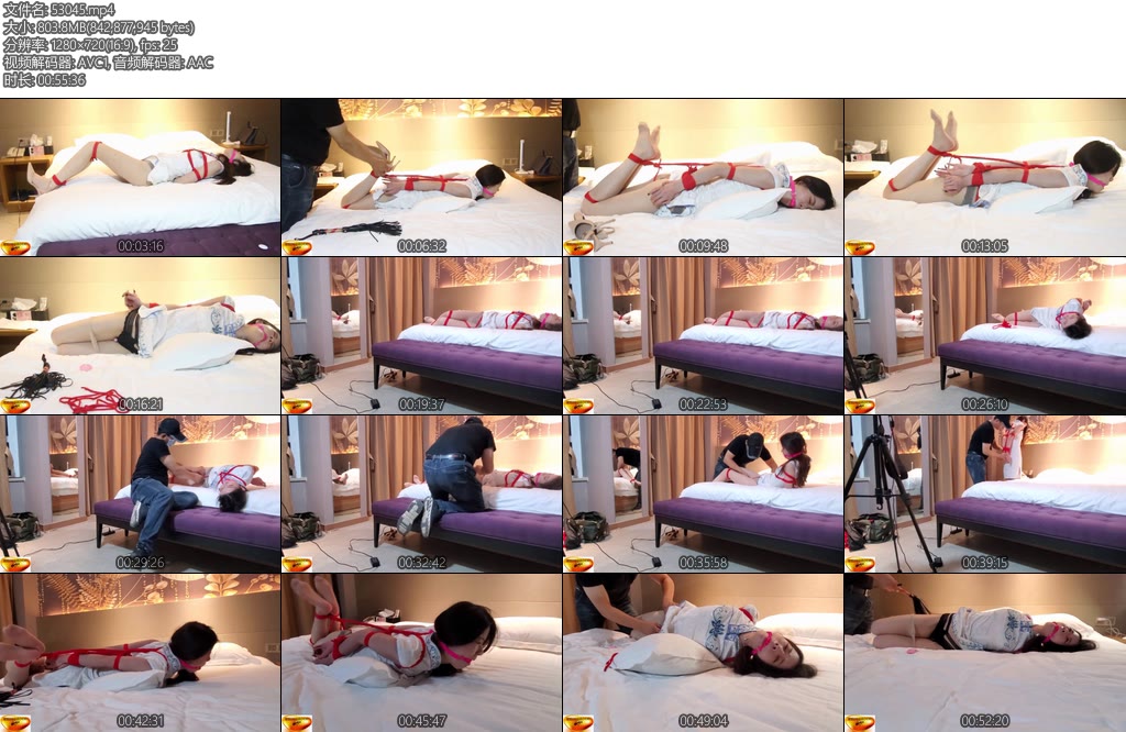 [魅影空间] 绳舞飞扬美女酒店绑架被虐168白旗袍美女肉丝蕾丝内内60分钟调教四马紧缚皮筋TK脚心扒肉丝被内入蛋蛋鞭调-丝依依