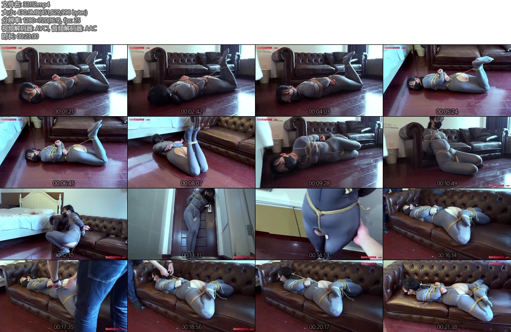 [绳精病] 偷天陷阱（Part2）女神偷趁大佬离开时拼命挣扎艰难尝试逃跑可差那么一点就成功了-丝依依