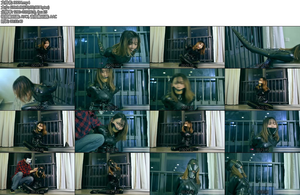 [FSS原创] 奴隶女搜查（2）堵嘴蒙眼地狱四种口枷完全颜艺表演堵嘴蒙眼爱好者心水之作-丝依依