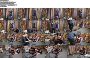 [束缘阁] 文慧蓝裙固定挠痒-丝依依