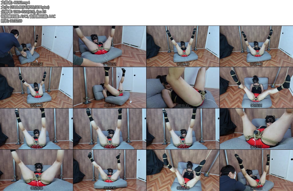 [亚洲绳艺] ダメぇ...もうこれ以上悲痛の果て-丝依依