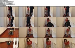 [JS原创] 新年福利 琳洛-日系束缚风 红衣小裙 肉丝 短靴-丝依依