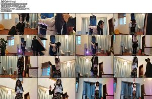 [一绳所爱] 笑笑绑在沙袋上鞭打-丝依依