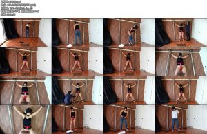 [亚洲绳艺] 挿入っぱなし赤いレザーのオナニーぱんつ-丝依依