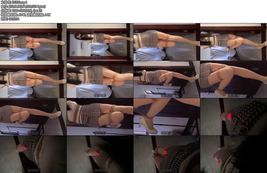 [凉叶子] 强制姿势单脚高跟站立最最最累的一次TD与挂件体验含短第一人称视角-丝依依