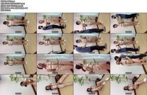 [麦子原创] 妻奴麦子今日白色内衣内裤白棉袜中式后缚紧缚-丝依依