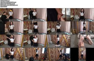 [随心原创] 妍妍体罚白丝女学生细细的小腰-丝依依