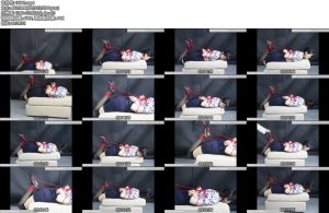 [琥珀堂] 佳佳空姐制服，黑丝紧缚，驷马，TK，痛苦呻吟-丝依依