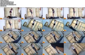 [魅影空间] 多人美女紧缚吊踩背按摩让紧缚吊的美女美足刚刚脚尖点地自愿踩背按摩美女还不停表示感谢酸爽无比-丝依依