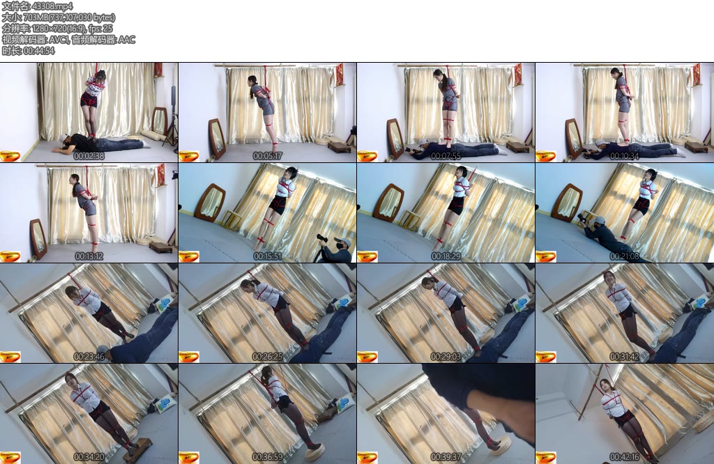 [魅影空间] 多人美女紧缚吊踩背按摩让紧缚吊的美女美足刚刚脚尖点地自愿踩背按摩美女还不停表示感谢酸爽无比-丝依依