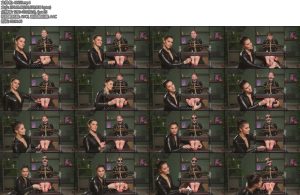 [欧美绳艺] Foxy – A Tickle Toy – Tickling in a Catsuit, Toe press, Huge Ballgag and Nosehook-丝依依