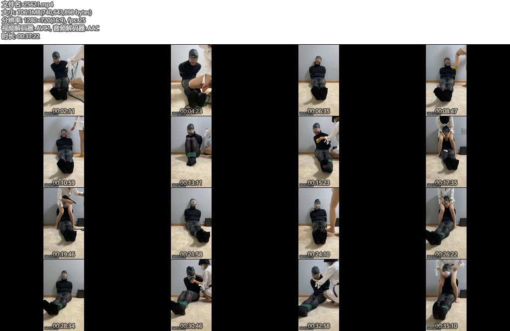 [琉璃原创] 小偷被女S抓住后原味堵嘴绑架折磨-丝依依