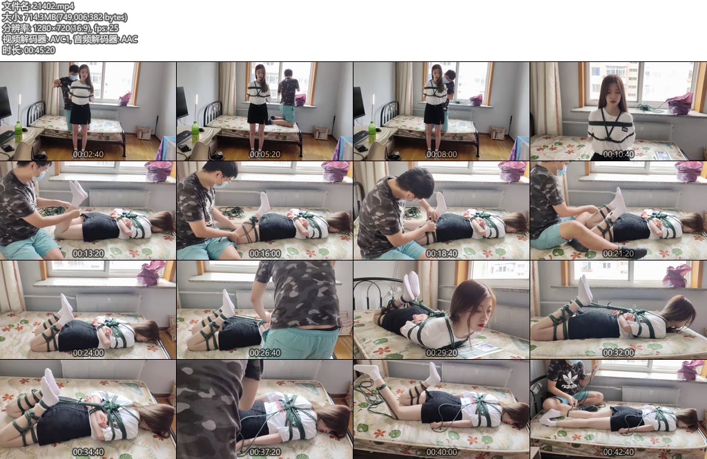 [WN原创] 高颜值大长腿美女丹丹的超紧驷马初绑放置，肤白貌美，模特身材-丝依依