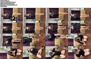 [麦子原创] 麦子原味堵嘴下集肉丝包臀裙强G失禁重口原味丝袜堵嘴-丝依依