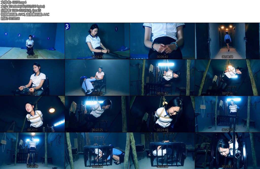 [胜景影视] 新片红颜丽人不归路绞刑篇上集郭艳年纪轻轻犯杀人贩毒被捕后不老实交代自己的犯罪过程受倒吊关笼惩罚最后执行绞刑-丝依依