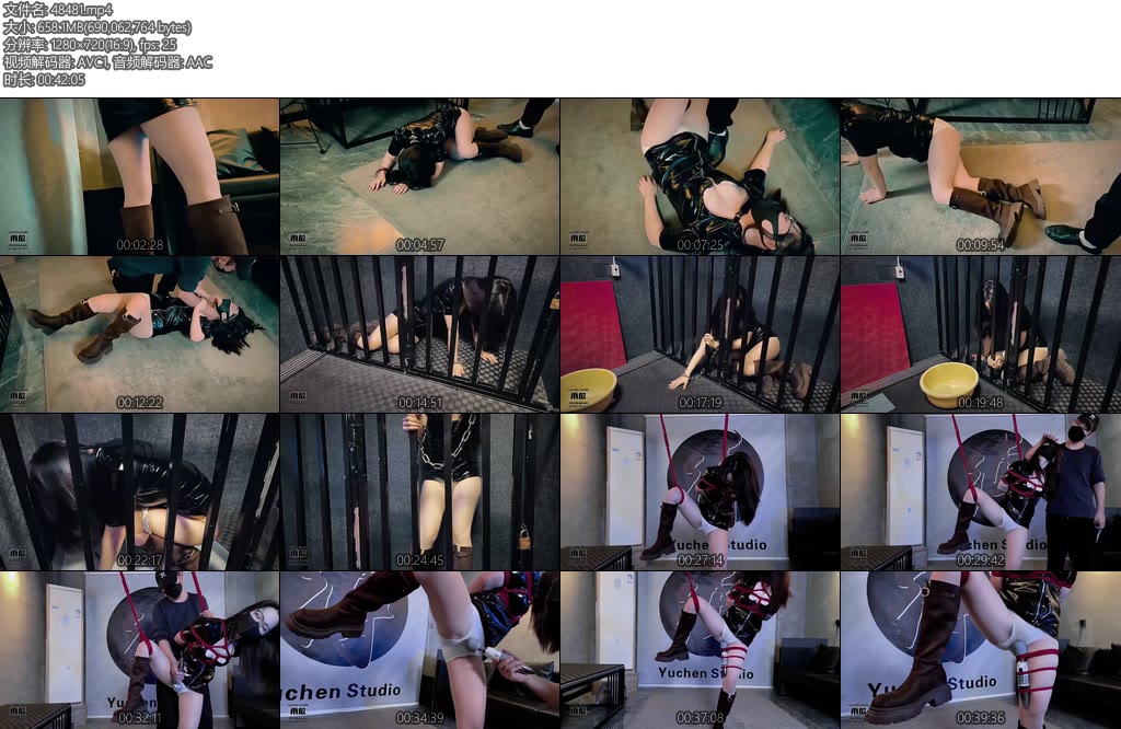 [雨辰原创] 雨露绝密行动齐逼裙长筒靴精彩打斗铁索镣铐关押监禁失禁羞辱捆绑调教强X_X喷-丝依依