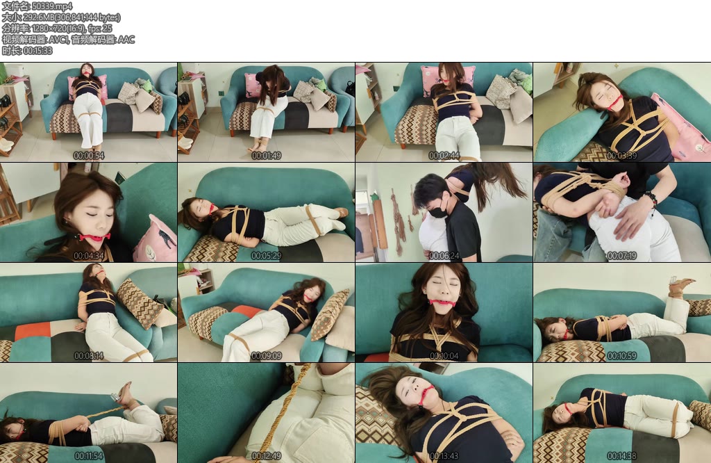 [禾一原创] 打屁股口球驷马放置挣扎-丝依依