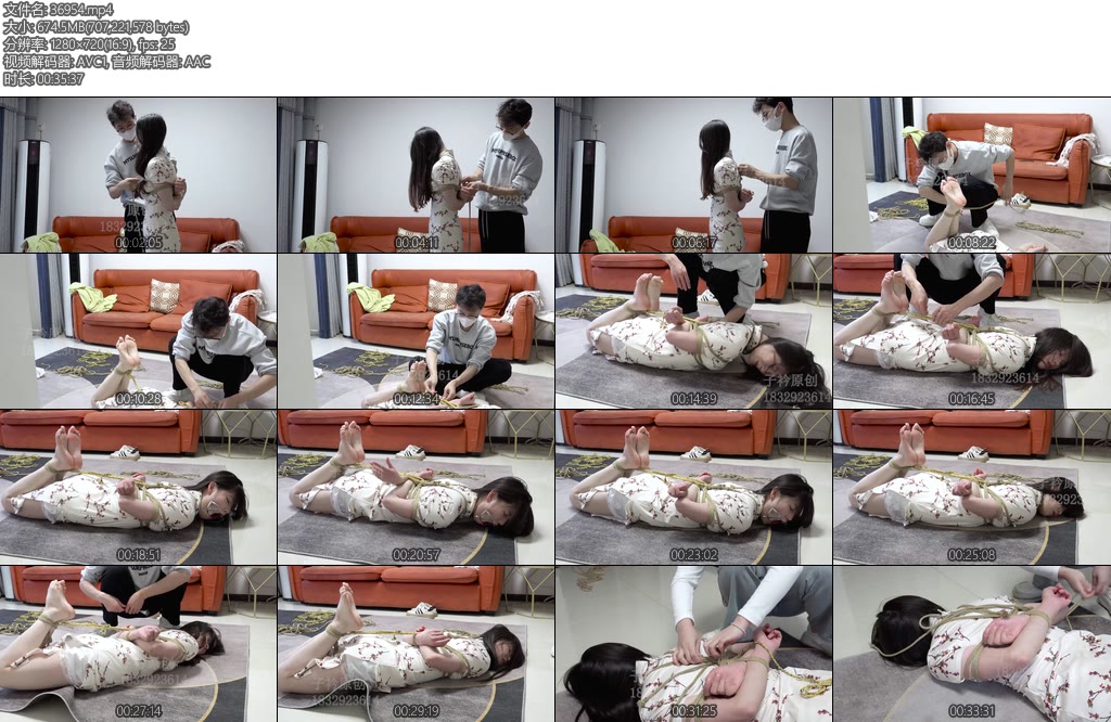 [子衿原创] 依依旗袍驷马开口器裸足挠痒TK太怕痒了-丝依依