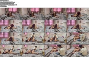 [延江艺束] 原创陈陈日式后手勒紧的股绳手伸进衣服内的TD蛋蛋高频强高膝盖和脖子的近距离束缚放置挣扎-丝依依