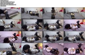 [新月原创] 玉箫定拍剧情片被反制的性感长靴搜查官的陌路驷马口环玩具各种放置欺负-丝依依