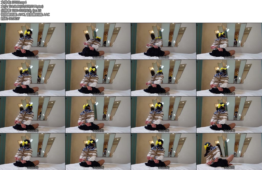 [亚洲绳艺] 見たくない鏡越しの電マ責め-丝依依