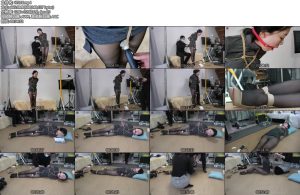 [绳之韵] 小软黑裙黑丝（下集）裸色高跟，口球、捆绑SP与挑逗游戏-丝依依