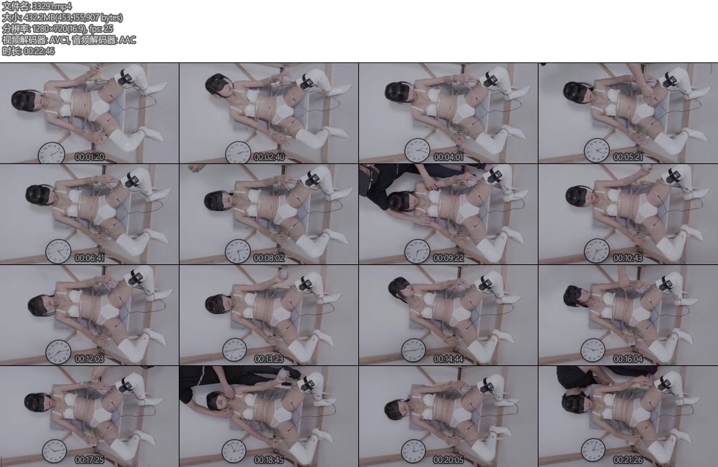 [亚洲绳艺] 冷酱内衣长靴捆绑蒙眼随机项目惩罚调教-丝依依