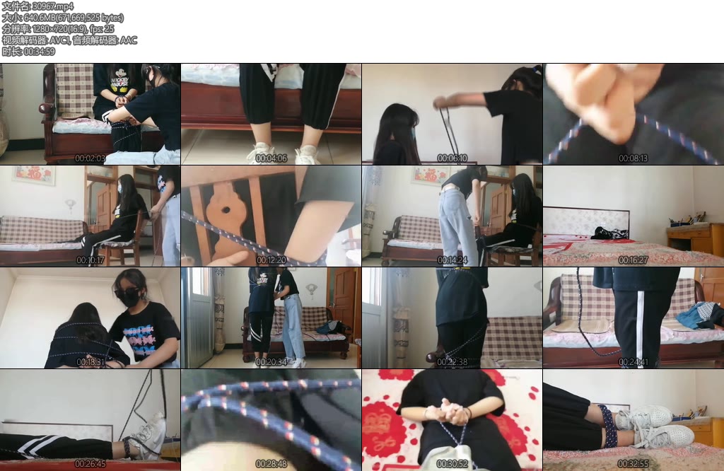 [亚洲绳艺] 真实女绑女 看看女生第一次绑人的手艺到底如何-丝依依