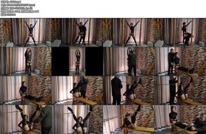 [随心原创] 陈雪颜刑房里的调叫火字形老虎凳分腿-丝依依