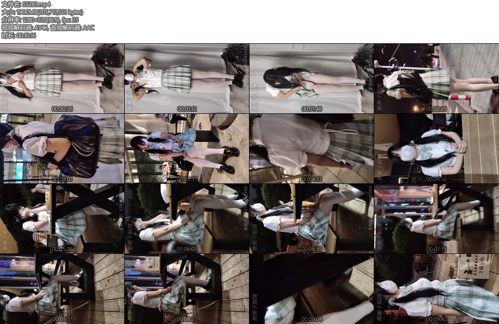 [栗栗子] 完成任务的M模特05户外强高任务龟甲缚公共餐厅强高白丝JK双马尾-丝依依