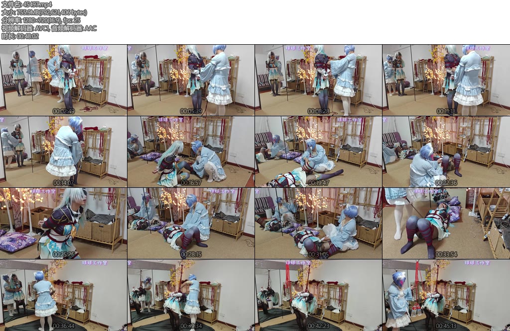 [球球原创] 球球工作室流萤受难记上期活捉的流萤今天又要遭难了后面不开档黑丝硬塞肛勾吊起来再挂两大桶水前面进行口交训练-丝依依