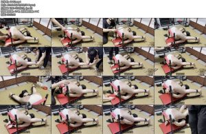 [缚予原创] 线下真实调教之木古压腿禁锢架调教压腿分腿禁锢架固定后各种工具SP打屁屁抽打下边手也够不到还要在这种羞耻姿势下被踩踏踩-丝依依