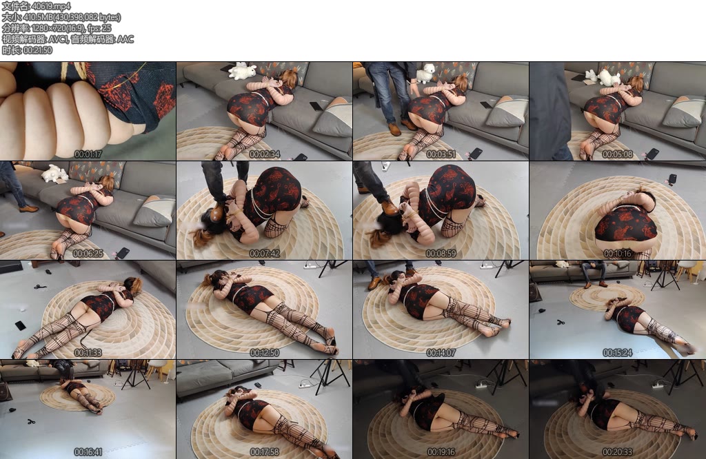 [一绳所爱] 陈依依细铁丝五花极紧捆绑-丝依依