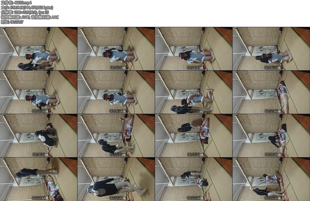 [亚洲绳艺] 调教奴下奴-丝依依