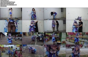 [晓鹿绳艺] 粉丝户外盲合（第一期）工作室最新玩法盲合由粉丝准备内容粉丝提出模特从众多盲合中随机抽取满足粉丝的要求进行拍摄-丝依依