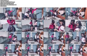 [BadCat] 妙妙X咲希恶魔X女侦探 第一部终章双女都被铁链紧缚股绳相互折磨百合双女剧情捆绑挣扎-丝依依