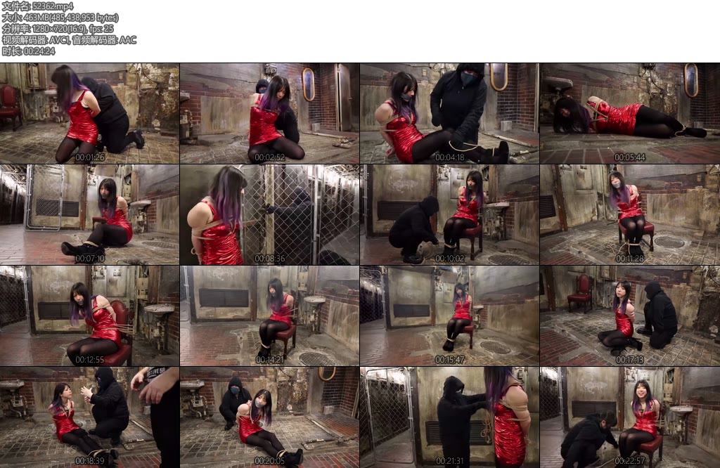 [欧美绳艺] MADE IN JAPAN 19 Ada the mercenary trapped in a zombie infested tunnel, tied and gagged by a myster-丝依依