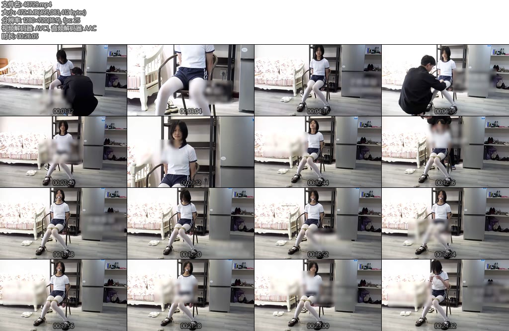 [子衿原创] 佳佳镣铐口球放置-丝依依