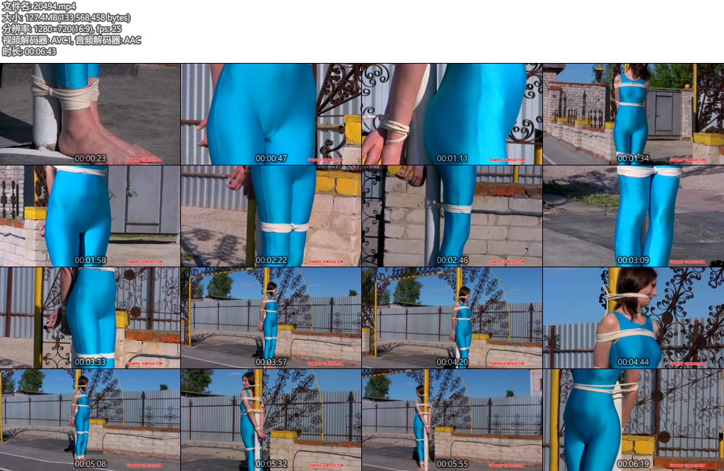 [欧美绳艺] Spandex Bondage No.103-丝依依