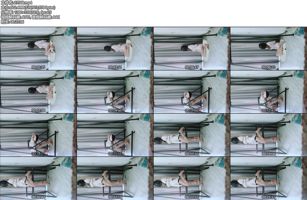 [安妮原创] 黑暗酷刑暗黑三角架固定姿势-丝依依