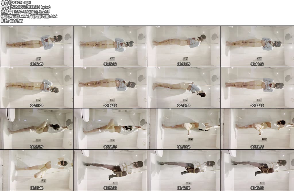 [柯柯原创] 吊缚特辑，强制踮脚罚站！并腿+单脚两种吊绑、JK、水手服、OL、迷你上衣、肉丝+黑丝吊绑-丝依依