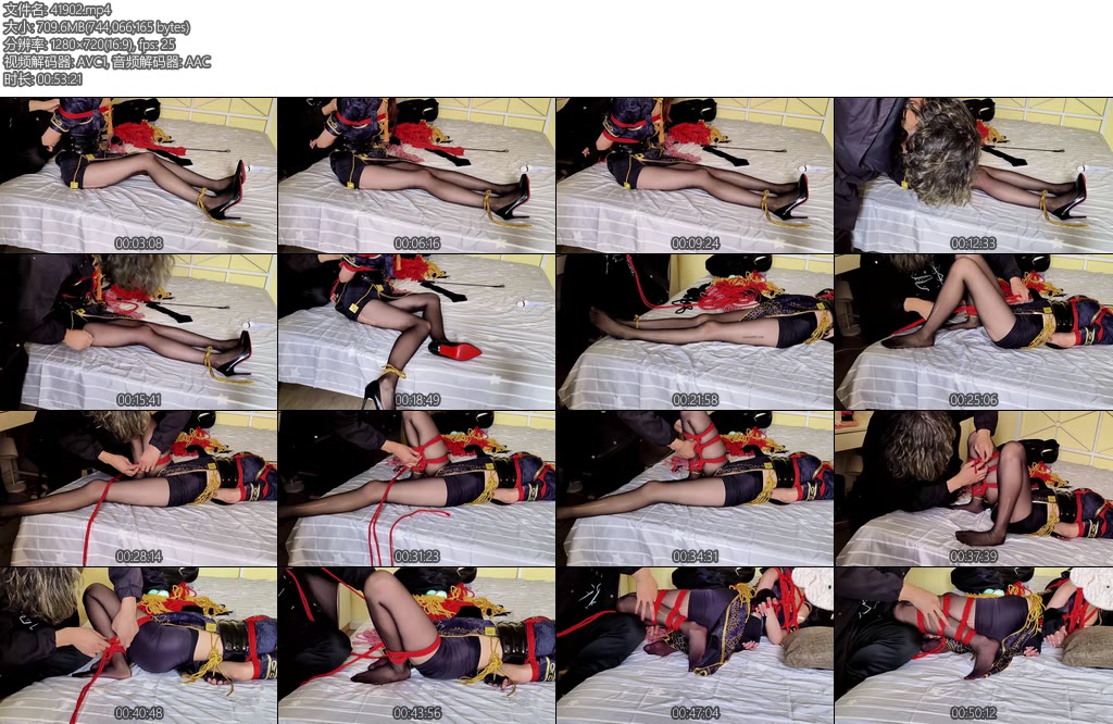 [雪宝日记] cos宁红叶的捆绑过程-丝依依
