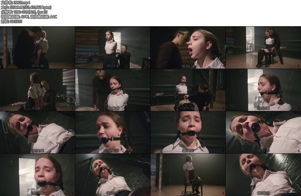 [RF原创] Arina Chair bondage ballgag and drooling-丝依依