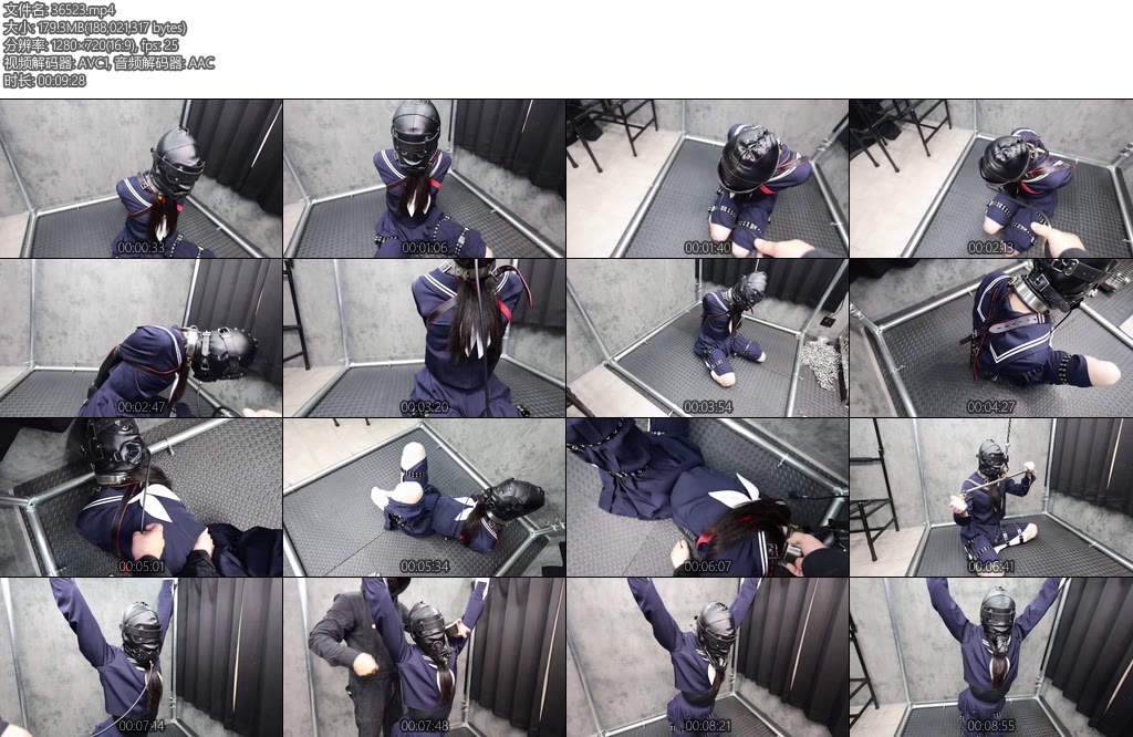 [D-Lemon] 10分制服全頭マスク拘束イラマ調教complete plan-丝依依