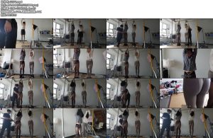 [绳之韵] 瑾瑜、菲菲OL双美炼狱行（第二部）双人直立吊、口球、固定棒、鞭打-丝依依