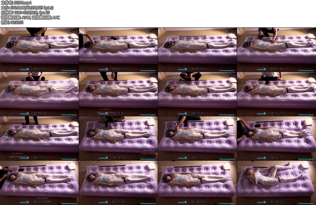 [小羽原创] 倔强 小玖透明真空床电击体验-丝依依