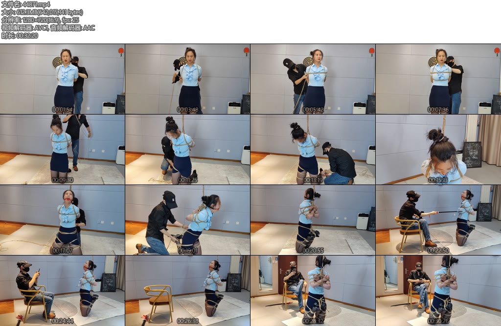 [一绳所爱] 紫涵黑丝布鞋后高手绑好只能跪着-丝依依