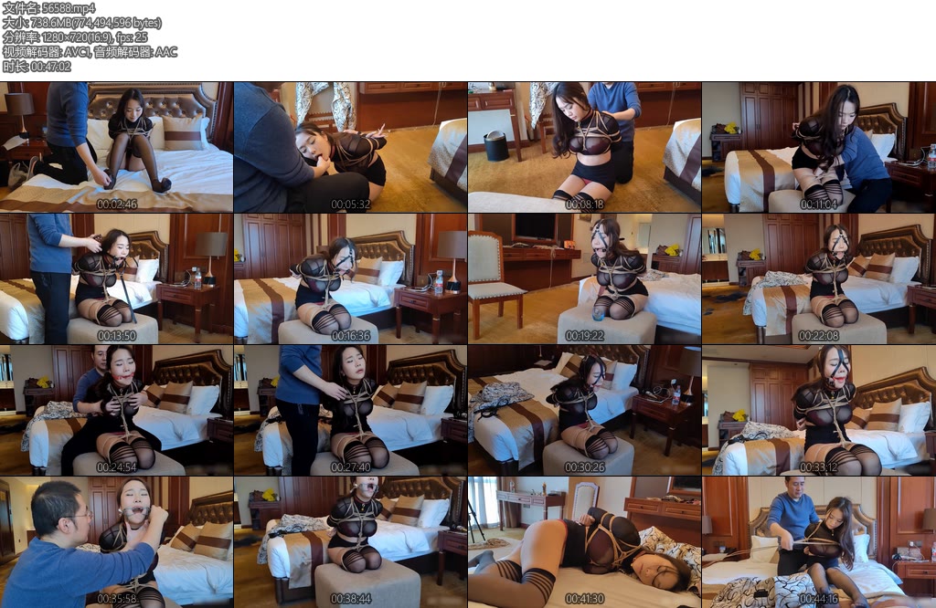 [随心原创] 宣萱四种口球流口水试验-丝依依